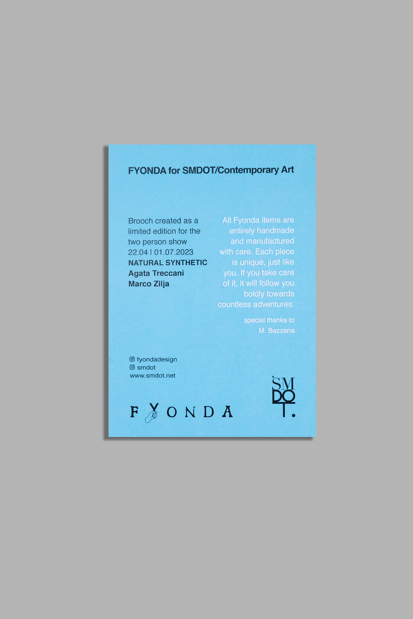 Spilla NATURAL SYNTHETIC